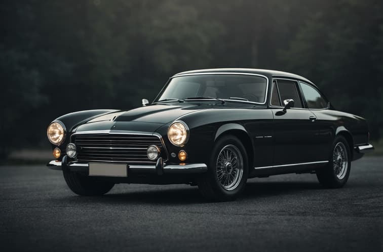 Vehículo clásico Jaguar E-Type importado con matrícula extranjera para tramitación Grupo B como histórico en España