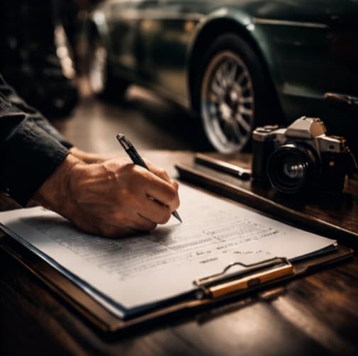 Matrícula histórica española original de los años 60-70 para vehículo clásico conforme al RD 892/2024